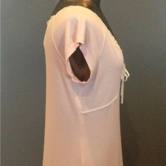 Talbots Long Pink Nightgown - Picture 3 of 7
